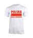 T-shirt Motif/style Texte Homme Blanc Poland-1