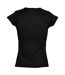 SOLS - T-shirt manches courtes MOON - Femme (Noir) - UTPC294