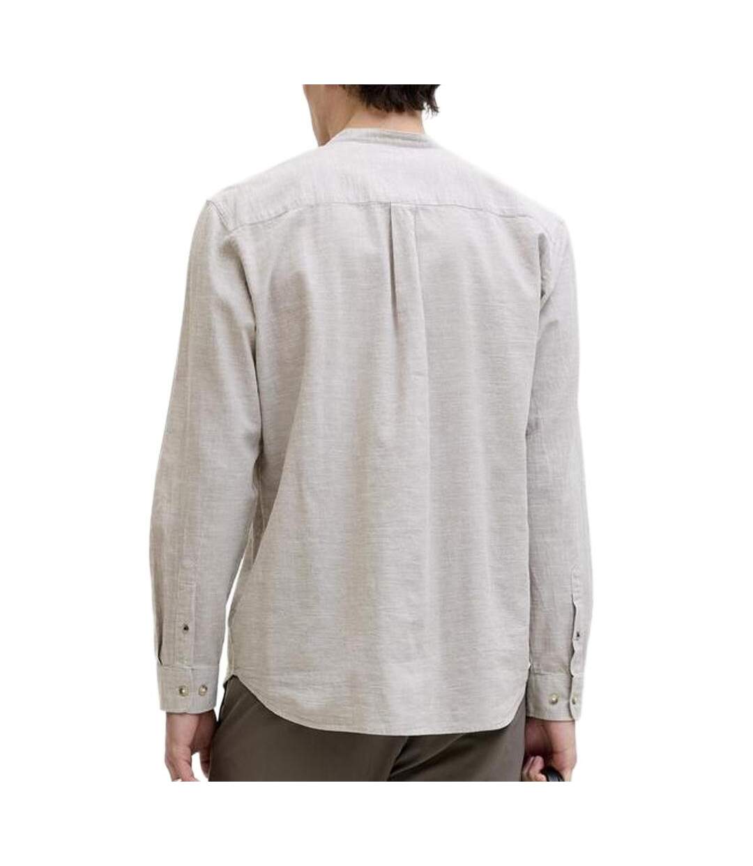 Chemise beige homme jack & jones jesummer-2