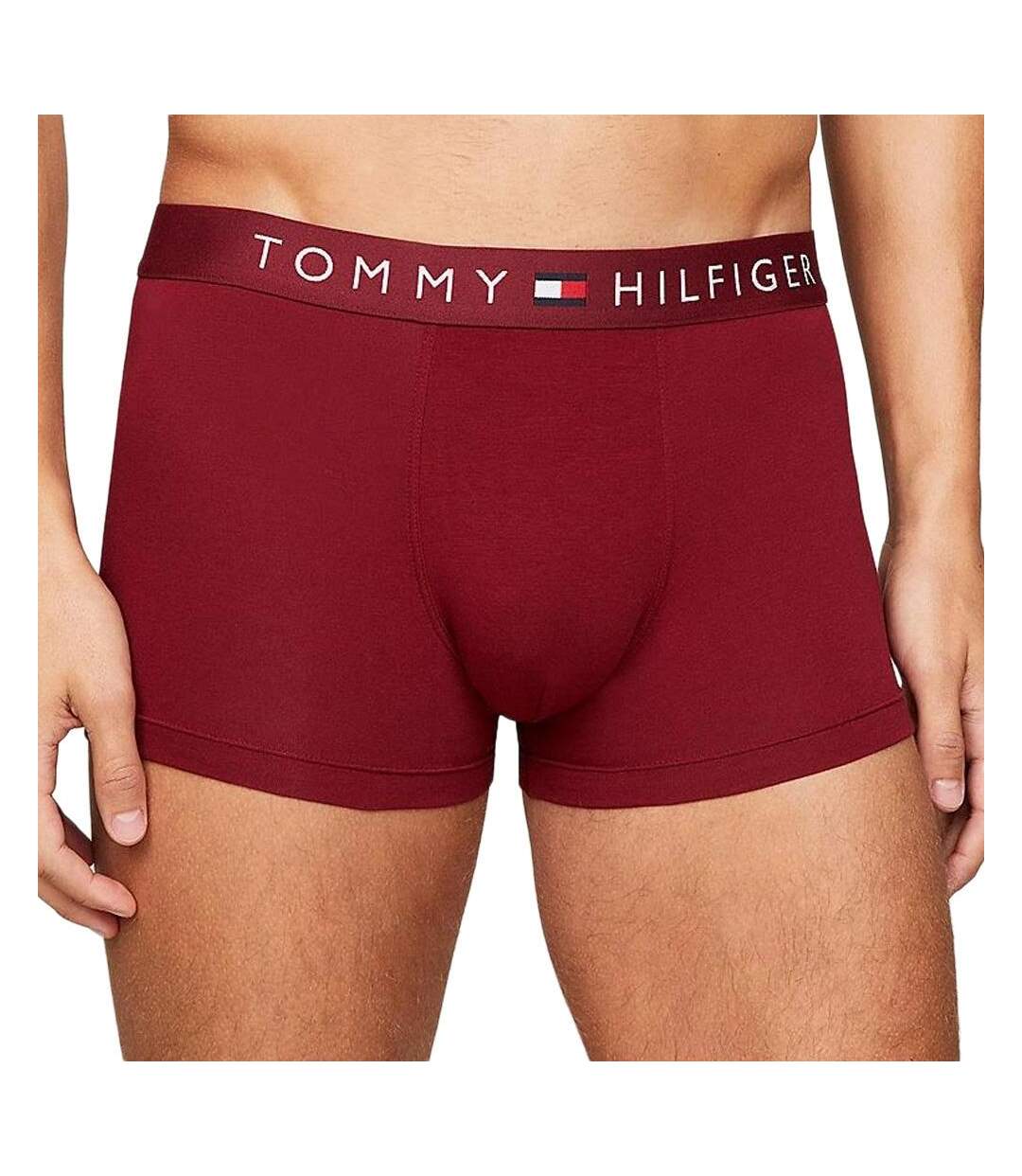 X3 boxers bordeaux/blanc/marine homme tommy hilfiger um0um03181-2