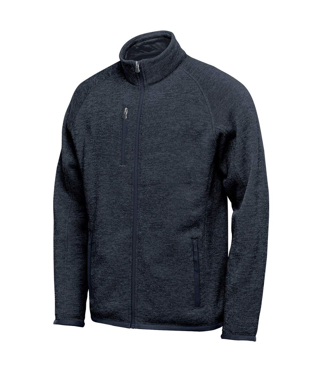 Mens Avalante Heather Full Zip Fleece Jacket Navy Stormtech-3