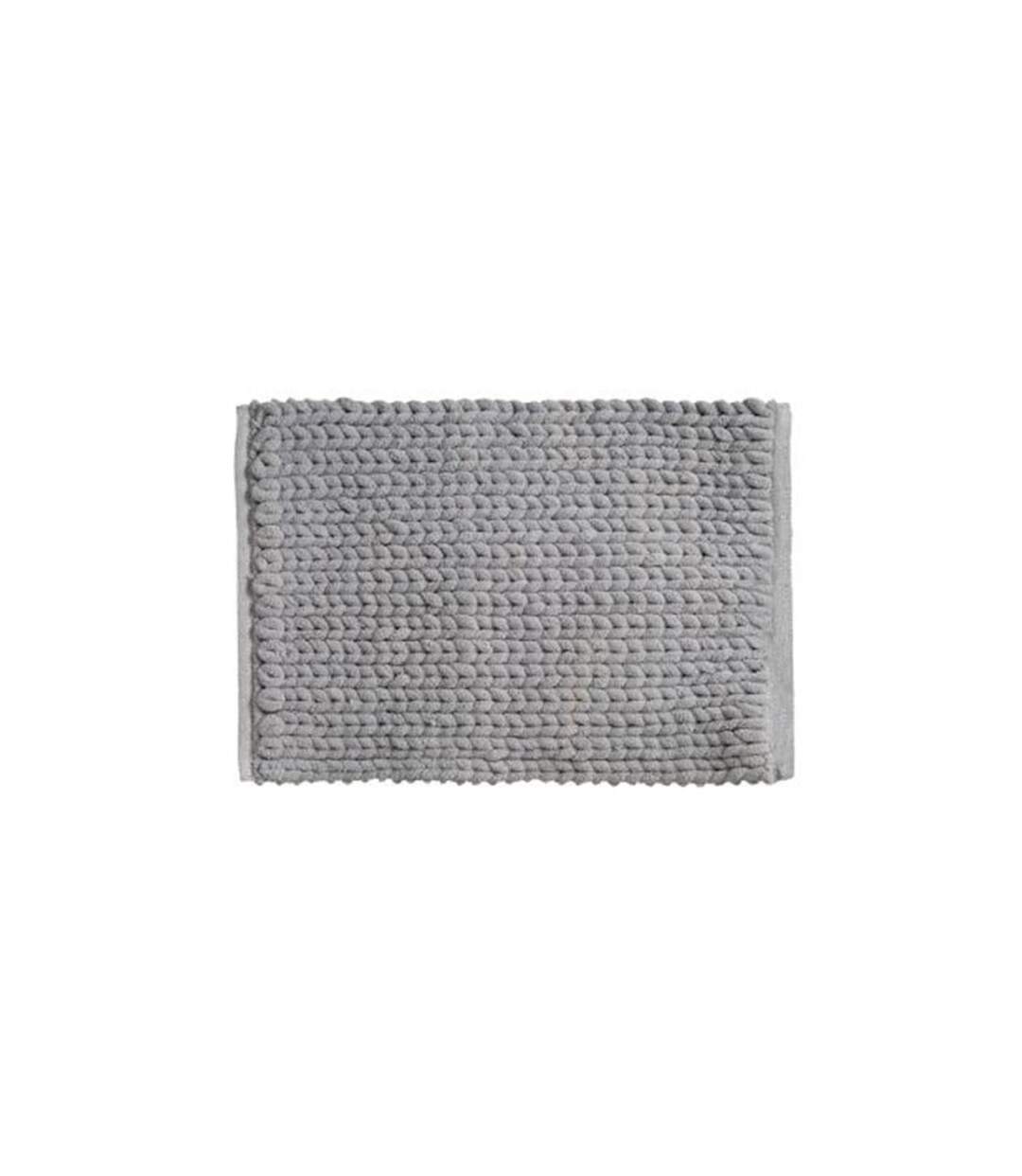 Tapis de Salle de Bain Épais 50x75cm Gris-1