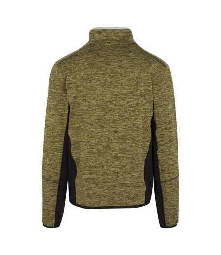 Mens Baslinn Marl Full Zip Fleece Jacket Nephrite Green Black Regatta