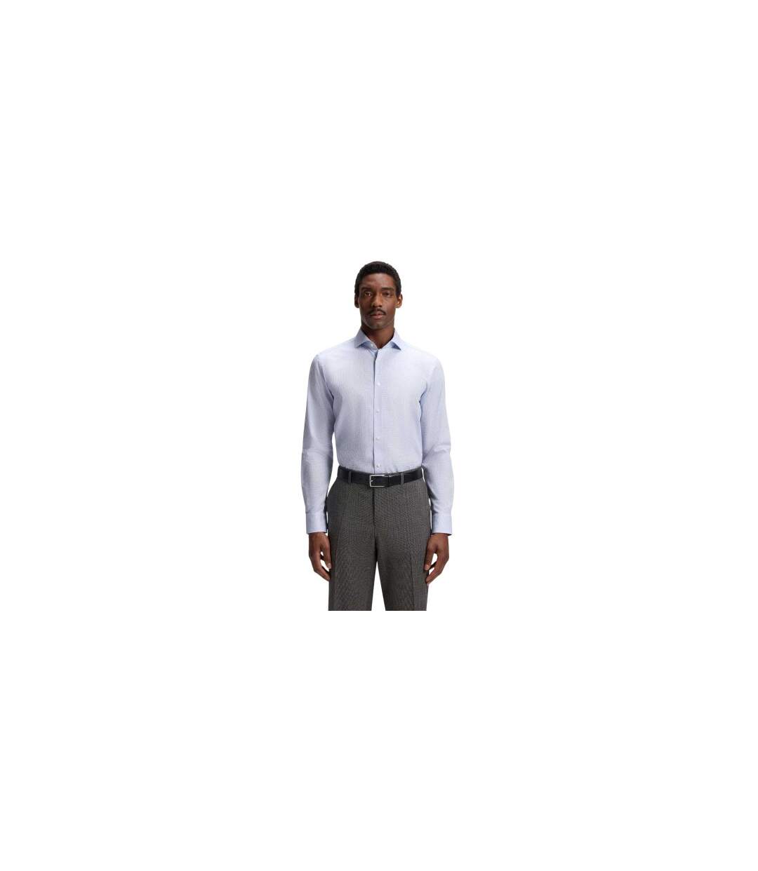 Chemise Manches Longues Joe Homme Blanc Boss-1