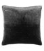 Bloomsbury velvet cushion cover 50cm x 50cm black Paoletti