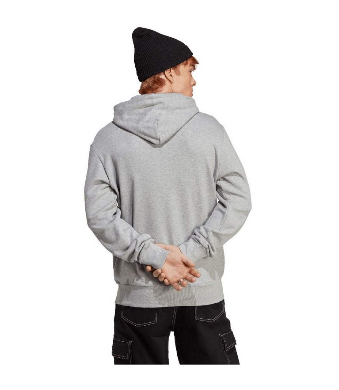 Sweat À Capuche Essentials Homme Gris Adidas-3