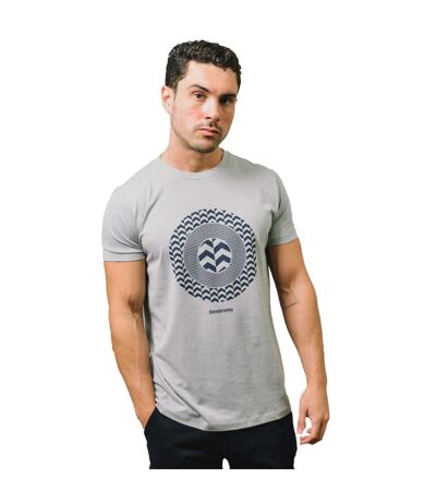 Mens Chevron Target T-shirt Ultimate Grey Lambretta
