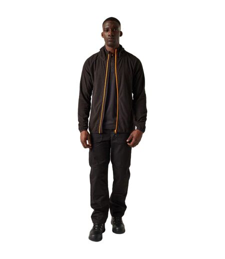 Veste Polaire Homme Noir Orange Vif Regatta Professional