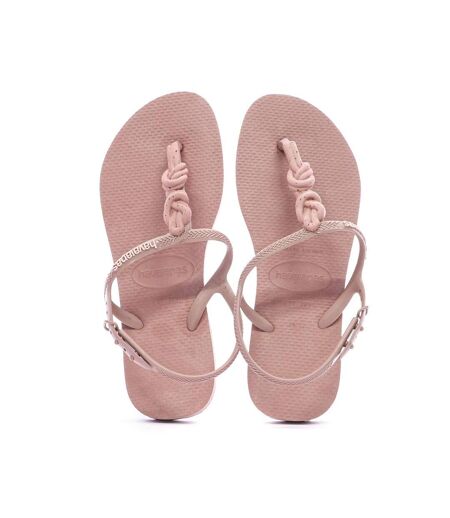 Tongs rose femme havaianas twist plus crocus
