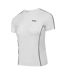 T-shirt Tennis Motif/style Détail Contrasté Femme Blanc Slazenger-3