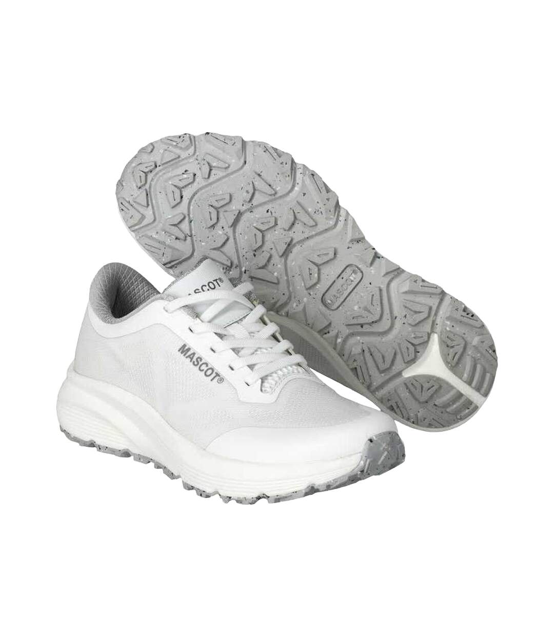 Mens Logo Trainers White Mascot-2