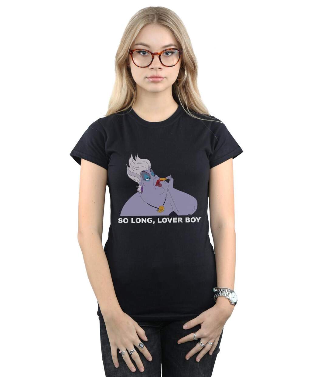 Disney - T-shirt THE LITTLE MERMAID URSULA SO LONG - Femme (Noir) - UTBI15449-2