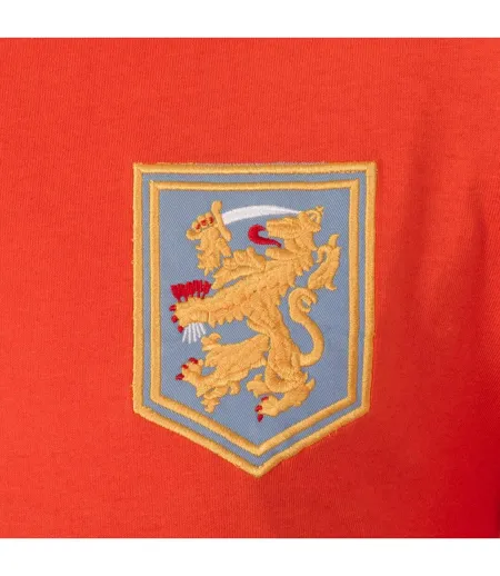 T-shirt Manches Longues Motif/style Rétro Homme Orange Holland