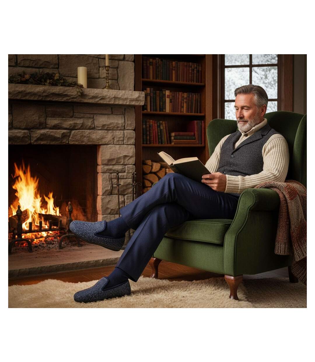 Pantoufle CHARENTAISE Homme-5