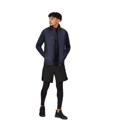 Mens Quilted Hybrid Gilet Navy Seal Grey Regatta Professional