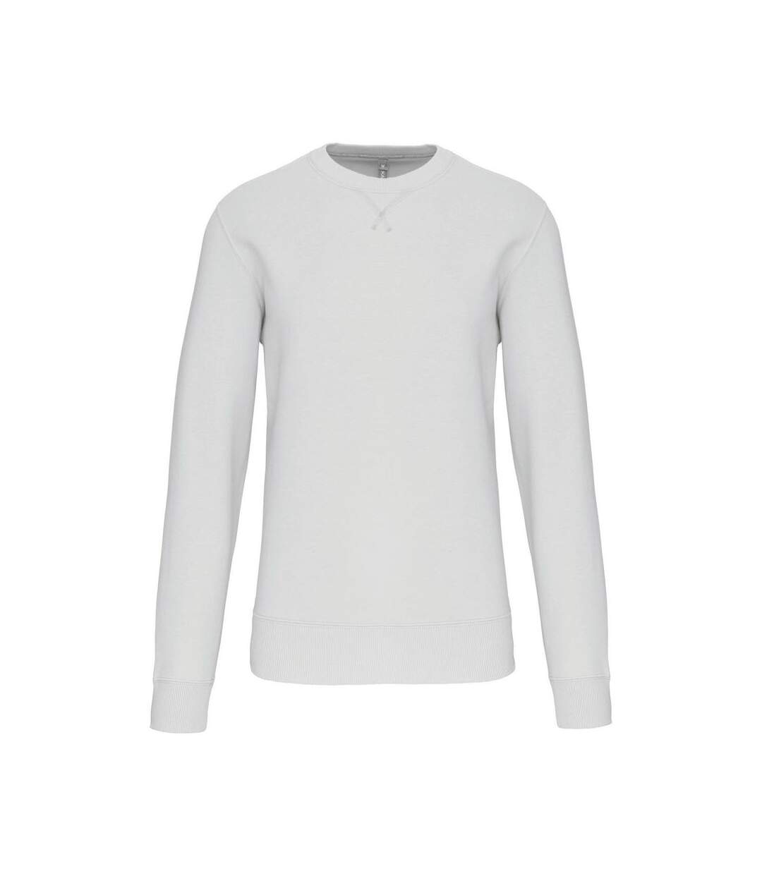 Sweat col rond - Unisexe - K442 - blanc