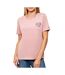 T-Shirt rose femme tommy hilfiger dw0dw21524-1