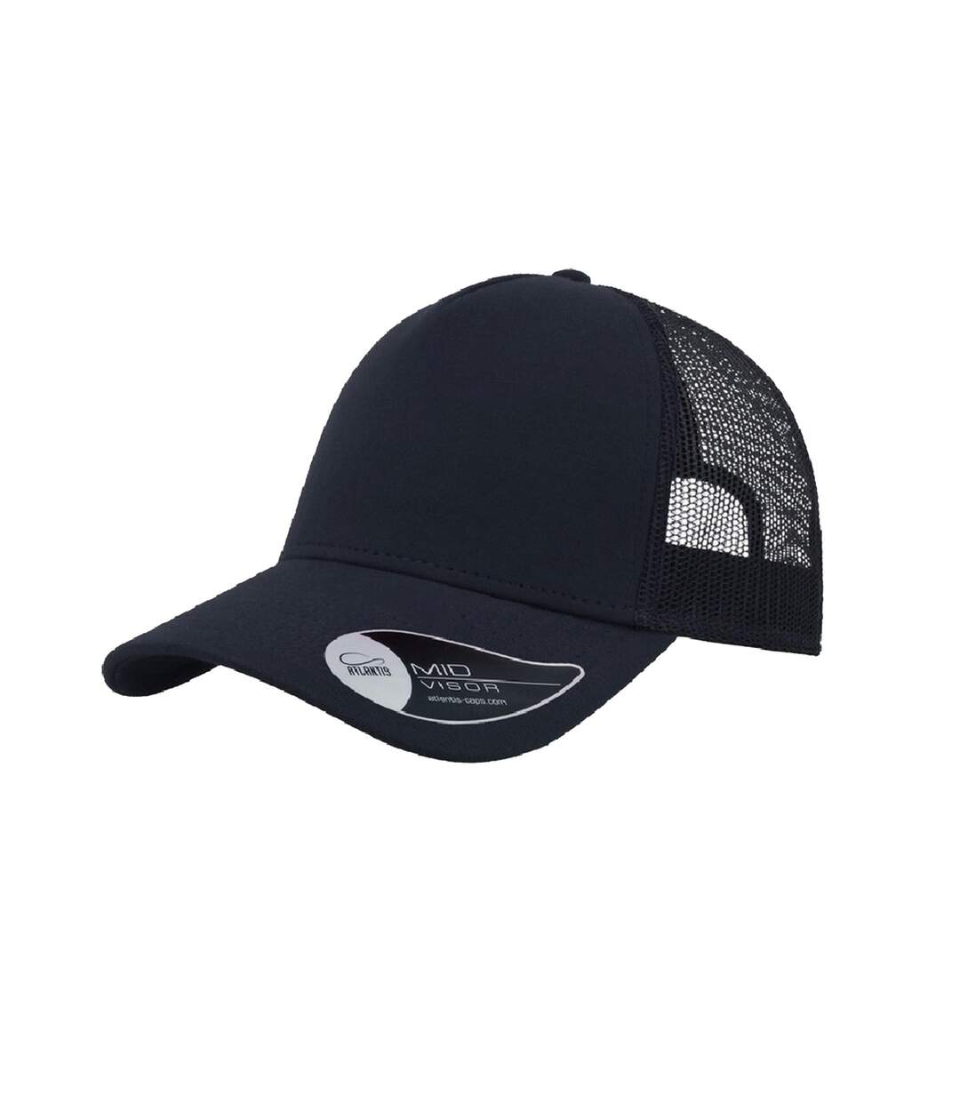 Casquette Trucker Rapper Adulte Bleu Marine Atlantis-1