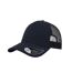 Casquette Trucker Rapper Adulte Bleu Marine Atlantis-1