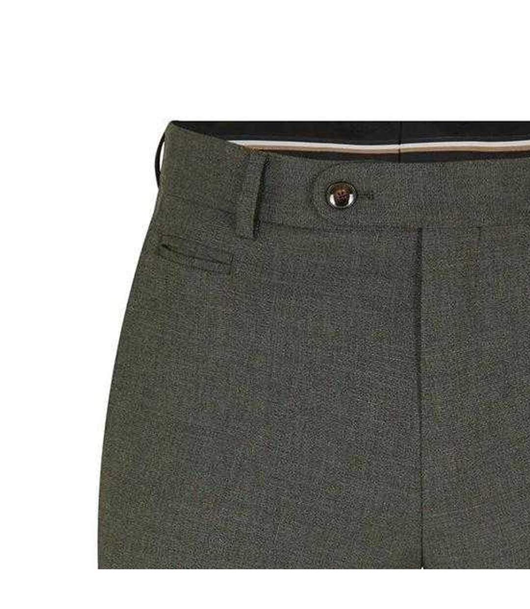 Mens H-genius Straight Leg Trousers Dark Green Boss-3