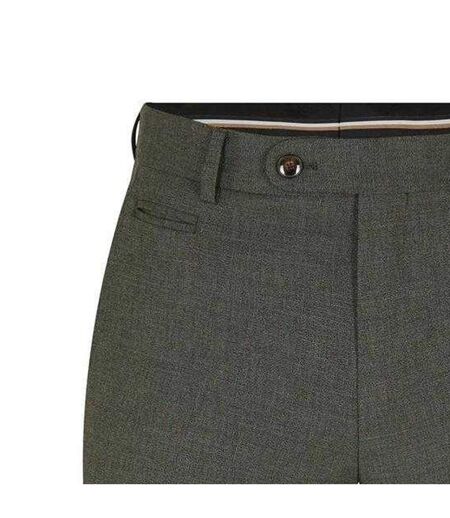 Mens H-genius Straight Leg Trousers Dark Green Boss