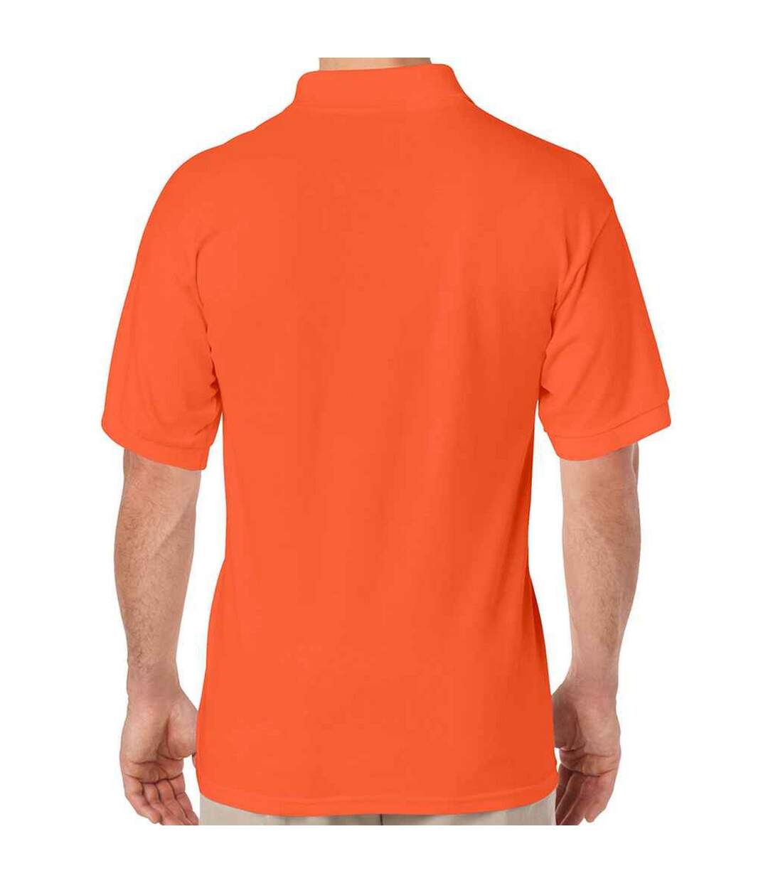 Mens dryblend polo shirt orange Gildan