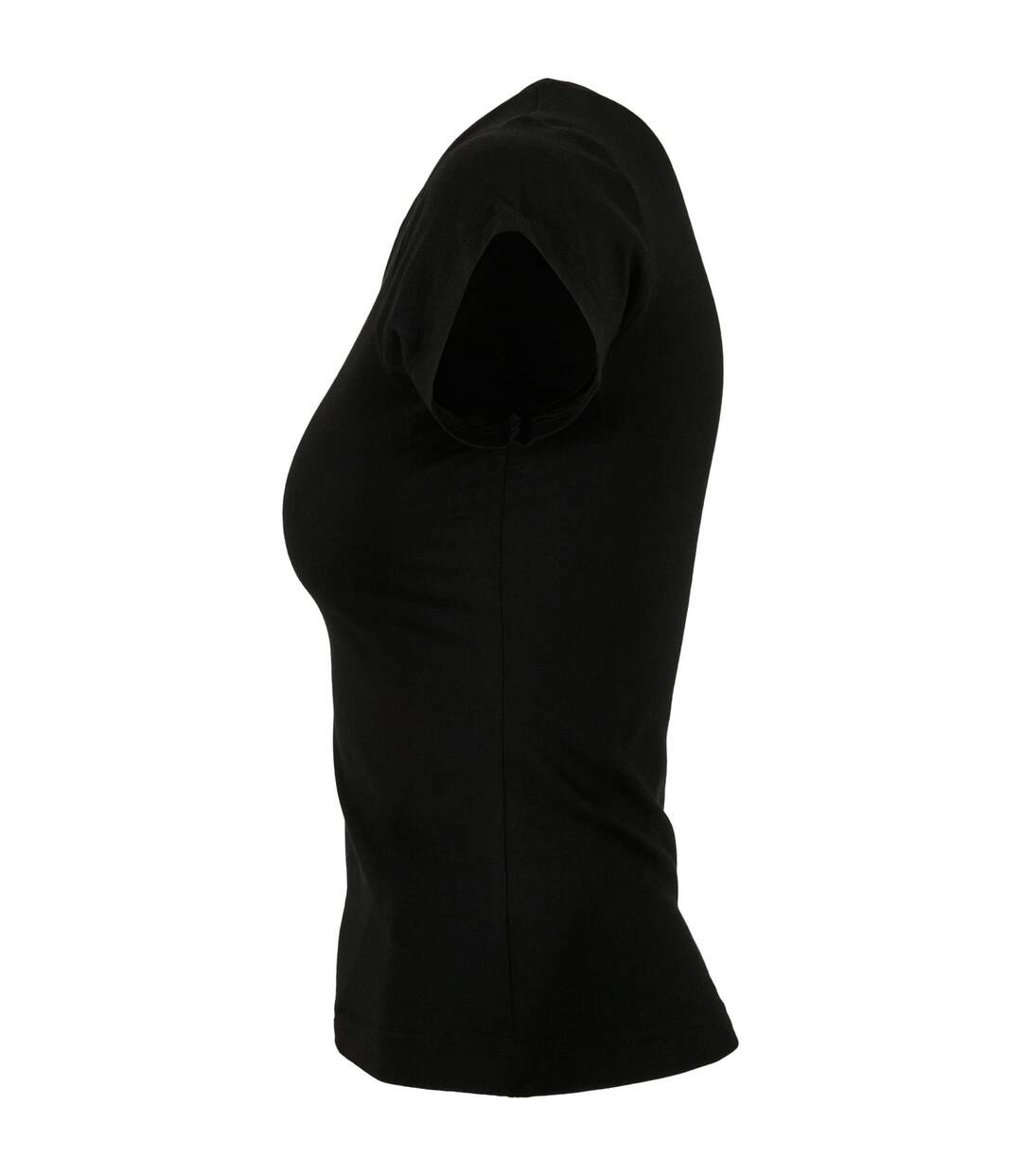 T-shirt Basic Femme Noir Build Your Brand-3