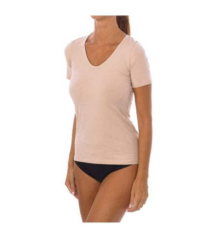FRESH Short Sleeve T-shirt V-neck lightweight fabric 1045207 woman