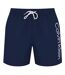 Short De Bain Motif/style Logo Homme Bleu Marine Calvin Klein-1