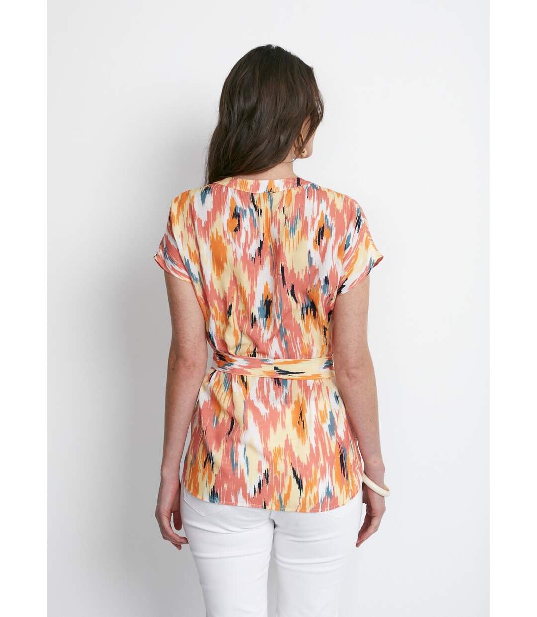 Tunique longue manches kimono-2