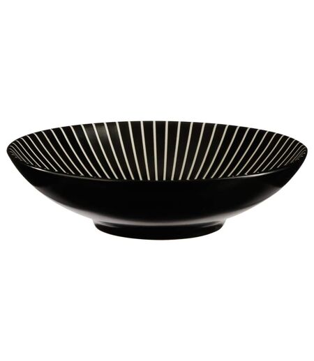 Lot de 6 Assiettes Creuses Sun 19cm Noir