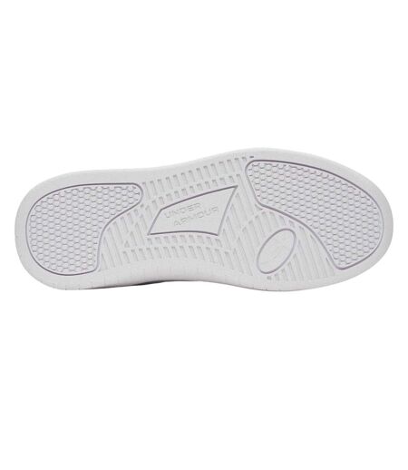 Womens/ladies Motion Trainers White Pink Under Armour