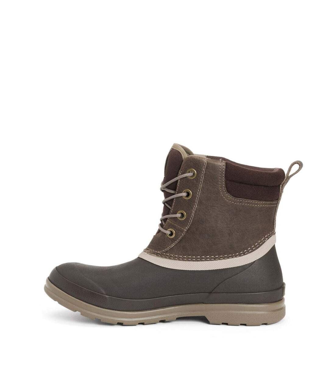 Bottes de pluie originals duck lace femme taupe / marron foncé Muck Boots-3