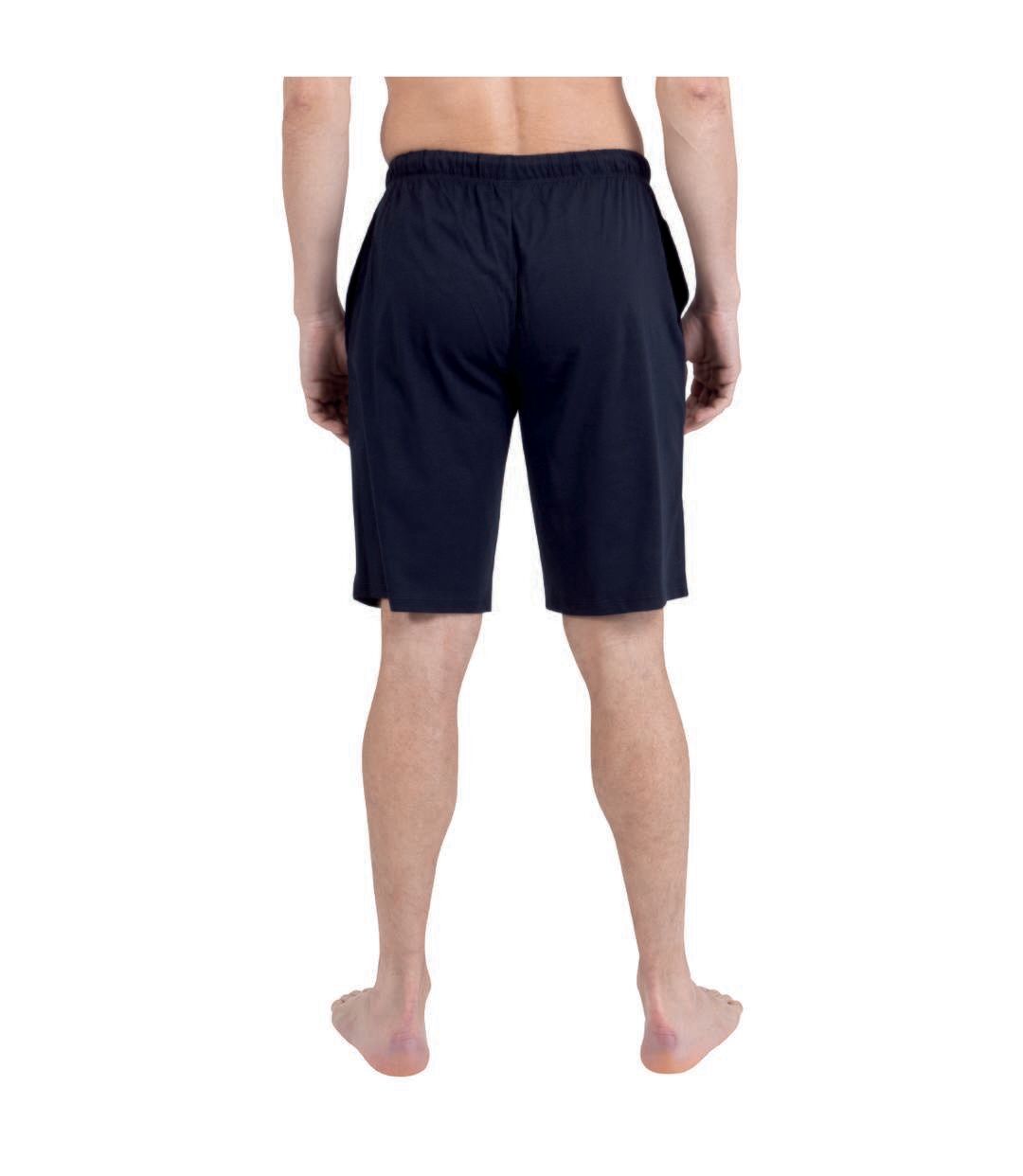 Pyjama court col rond homme Rayures Ocean Club Athena-4