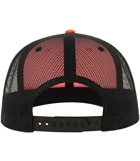 Casquette Trucker Adulte Orange Noir Atlantis