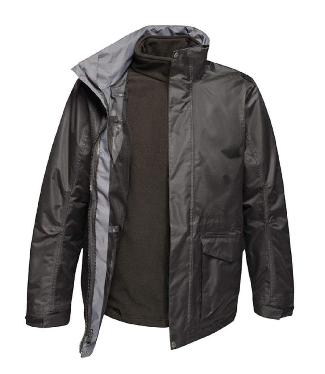 Veste parka 3 en 1 - Homme - TRA147 - noir-1