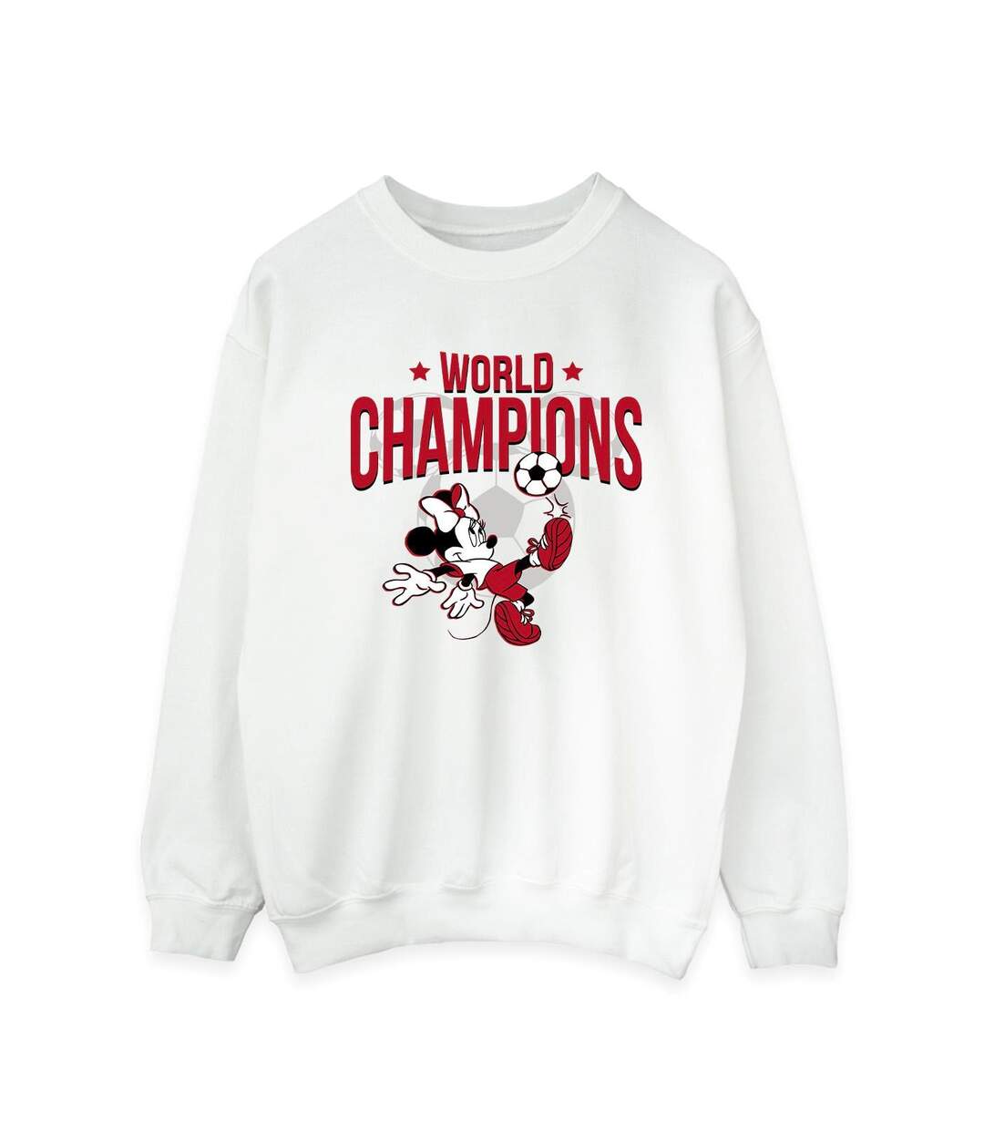 Disney Sweat Womens/Ladies Minnie Mouse World Champions (Blanc) - UTBI28834-1