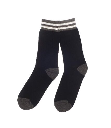 Chaussettes homme noir / gris Ribbon