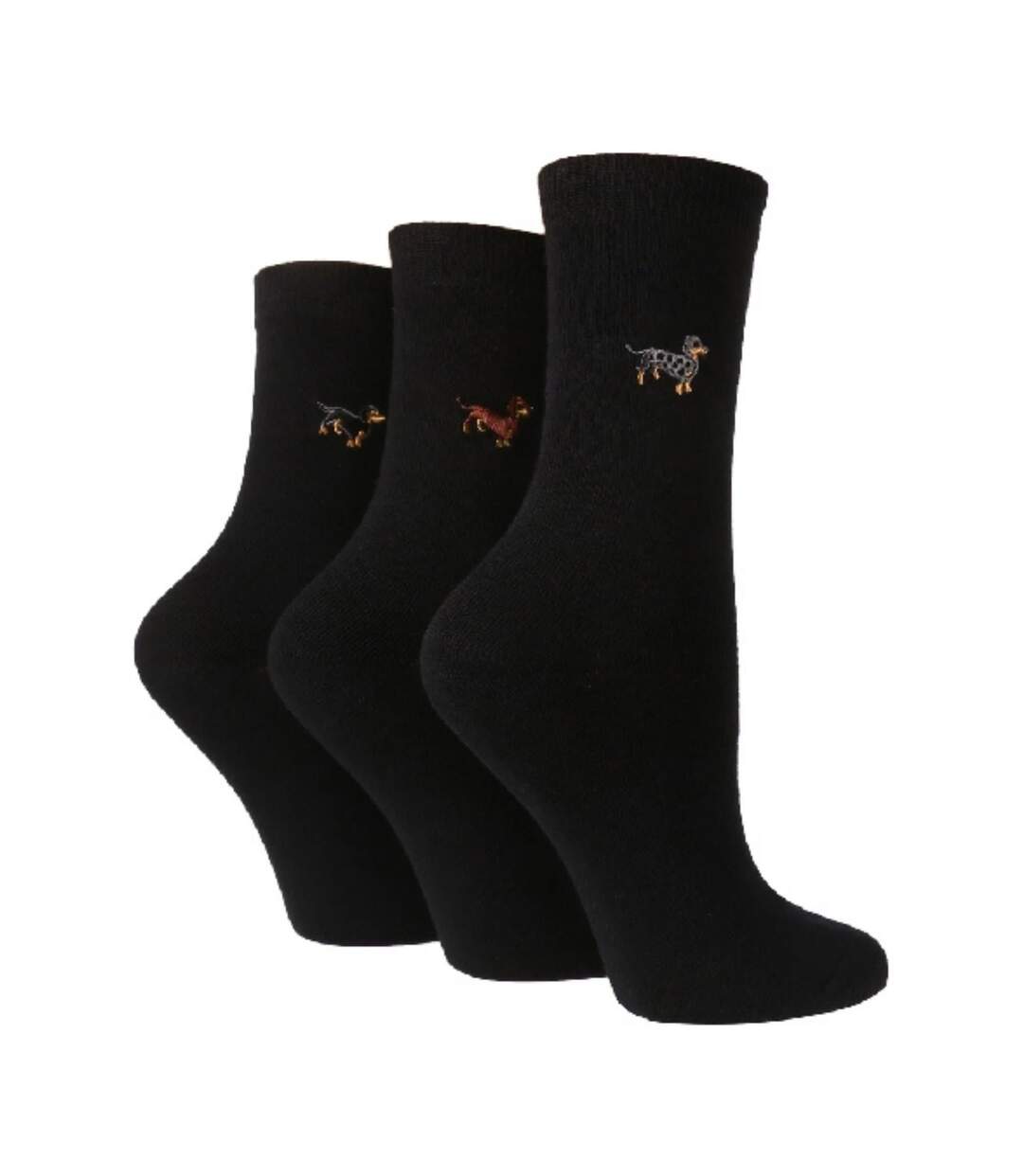 Wild Feet - 3 Paires Fantaisie Chaussettes Femme | Chaussettes Coton Rigolotes-1