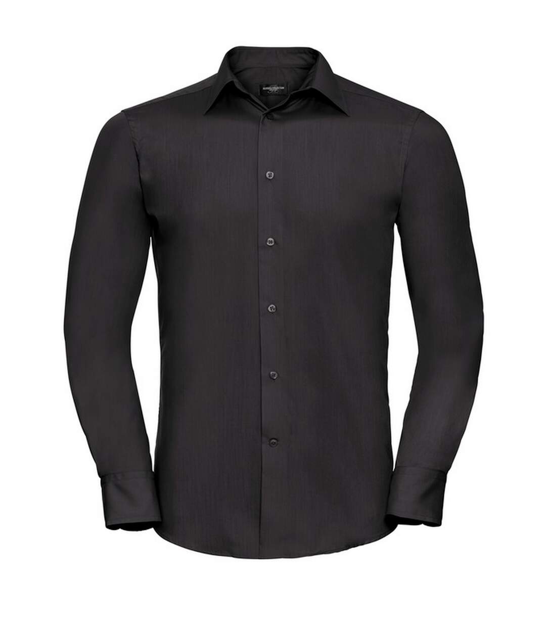 Chemise Manches Longues Homme Noir Russell Collection-1