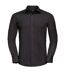 Chemise Manches Longues Homme Noir Russell Collection-1