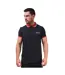 Polo Motif/style Rayure Contrastée Sur Bord Homme Bleu Marine Rouge Lambretta-1