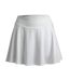 Jupe-culotte de fitness recyclée femme/femme blanc Spiro