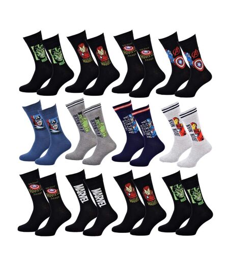 Chaussettes AVENGERS - Pack de 12