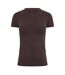 T-shirt Motif/style Emblème Femme Marron Couture Club-1