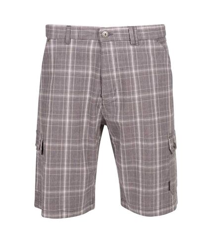 Short earwig homme gris orage à carreaux Trespass