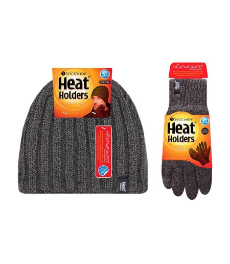 Bonnet Gants Homme Hiver Doublure Polaire | Heat Holders  | Thermiques