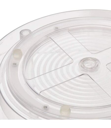 Plateau Rotatif 2 niveaux Selena 26cm Transparent