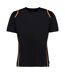 Cooltex t-shirt homme noir/orange fluorescent GAMEGEAR