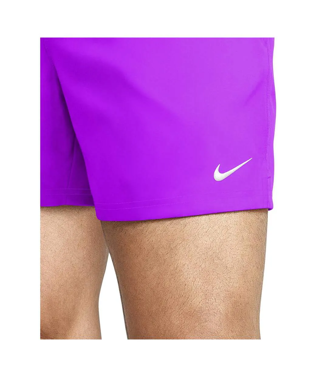 Mens Embroidered Logo Regular Swim Shorts Bright Violet Nike-4